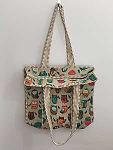 Sac fourre-tout matelassé en coton imprimé à la main pour femmes sac à bandoulière bohème sacs fourre-tout matelassés à point Kantha - Product Image 4