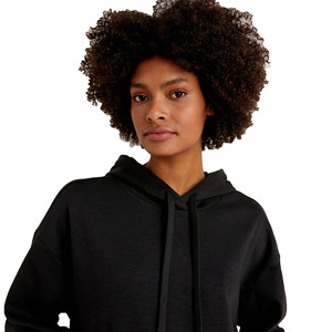 2022 sweat à capuche en polaire noire confortable de haute qualité pour femmes-conception légère à séchage rapide meilleur pull court pour grande taille - Product Image 6