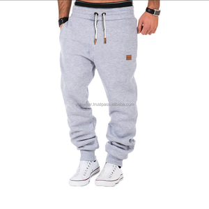 High Quality Customized Men's Fleece Track Pants Elasticated Casual Joggers Trousers High Quality Mens Jogging Bottoms - Product Image 5