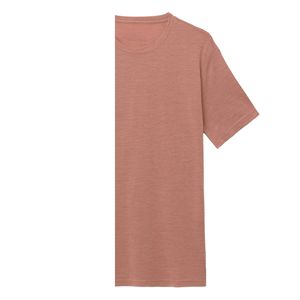 เสื้อยืดคอกลมแขนสั้นผู้ชายไซส์ใหญ่ คุณภาพสูง ปรับแต่งโลโก้ได้ ระบายอากาศดี เป็นมิตรกับสิ่งแวดล้อม สีชมพู 220gsm 100% - Product Image 3