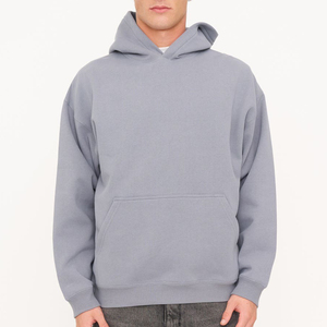 Streetwear surdimensionné pour hommes sweats à capuche vierges sans cordes sweats à capuche lourds en polaire vintage sweats à capuche personnalisés de haute qualité - Product Image 6
