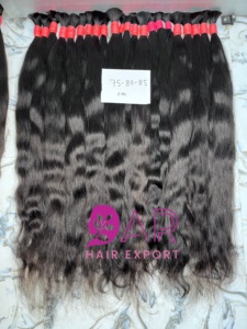 Cabello humano virgen 100% Cutícula del cabello del templo indio intacta y alineada Textura sin enredos Cabello humano sin procesar rizado ondulado recto - Product Image 4