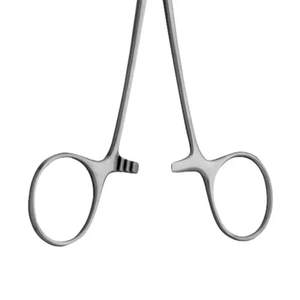 Fórceps Allis hechos a mano, mordaza ancha izquierda curvada con trinquete, acero inoxidable quirúrgico, longitud de 6 a 10 pulgadas, fórceps Allis - Product Image 5