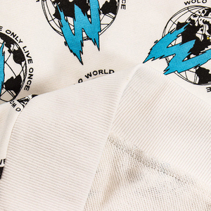 Sweat à capuche épais brodé à impression personnalisée Sweat à capuche homme en molleton de coton surdimensionné - Product Image 3