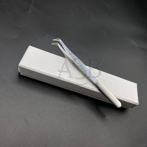 แหนบขนตาปลอมสำหรับต่อขนตาแหนบแบบฟันปลาด้ามแข็งแบบมืออาชีพแหนบขนตาปลอมจากญี่ปุ่น - Product Image 1