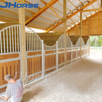Fournisseur d'usine Advantage, écurie de cheval préfabriquée mobile en bois, économique, portable