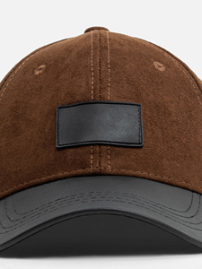 Outwear Casual Wear Hombres Mujeres Material de gamuza Sombreros de 5 paneles Ligero 100% algodón Gorras de béisbol unisex - Product Image 3