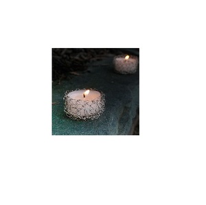 Vela de vidrio transparente votivo, diseño de alambre de hierro, hermoso soporte de vela, precio asequible en la INDIA, superventas - Product Image 1