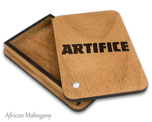 Không thấm nước PU gỗ Kiểm tra hộp trình bày với dệt kim ủng hộ & xoay nắp hoàn thành mô hình để sử dụng trang trí - Product Image 2