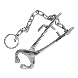 Ventes chaudes ShanBro, support pour taureau en acier inoxydable vétérinaire, modèle sans chaîne HK-476, instruments chirurgicaux pour soins des animaux - Product Image 4