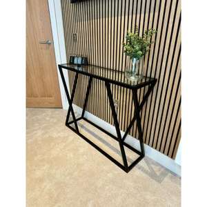 Top-rated Metal <b>Console</b> <b>Table</b> with High-quality Finishes for Luxury Living Room Settings - Product Image 1