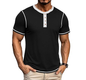 T-shirt personnalisé 100% coton de haute qualité T-shirt uni surdimensionné et lourd grande taille pour hommes en gros - Product Image 1