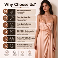 Robe longue en lyocell à bretelles spaghetti, OEM ODM, logo personnalisé, marque privée, fabricant de vêtements d'été pour femmes, tenue de plage