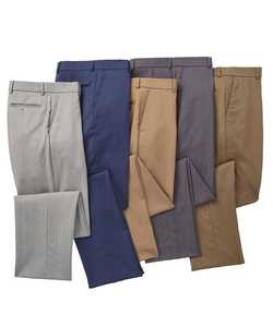 กางเกงผ้าวูลทรงพอดีตัวปกติสำหรับผู้ชาย - Product Image 5