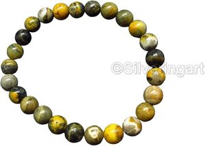 Pulsera Unisex de Cuentas de Piedra Natural Abejorro, Pulseras de Meditación para Mujer, Regalo de Navidad, Pulsera Elástica para Mujer, Pulsera para Hombre - Product Image 3