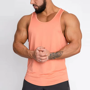 Camisetas sin mangas de algodón para hombre, éxito de ventas al por mayor, camiseta de verano con logotipo personalizado para gimnasio, fitness, entrenamiento, culturismo muscular, camiseta sin mangas para hombre - Product Image 1