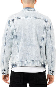 Chaqueta Vaquera de Buena Calidad para Hombre, Manga Larga, Diseño Moderno, Superventas, Transpirable, Prenda Exterior de Moda - Product Image 4