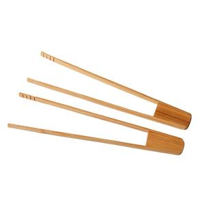 Meilleure qualité de la cuisine à domicile Cuisine Service Pince à bois Agitateur à cocktail Design élégant Pinces à pain en bois Fabricant en gros - Product Image 1