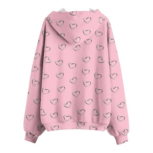 Sweat-shirts à capuche zippés pour femmes grandes tailles, streetwear, sweat-shirts amples pour l'entraînement, sweat-shirts unis d'hiver, mode 2025 2026 - Product Image 6