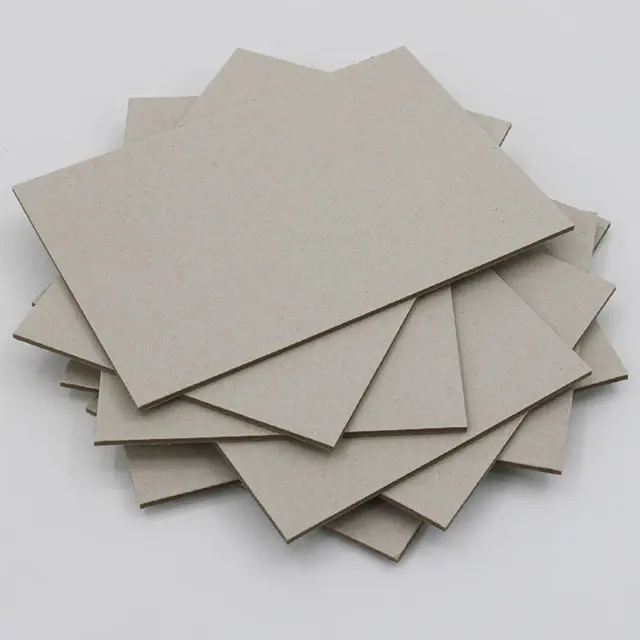 Lamine gri karton 1.5mm katı gri levha basın karton yüksek yoğunluklu 2.5mm gri çip kurulu kağıt kurulu gri