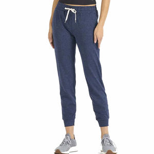 Pantalones de chándal bordados personalizables para mujer talla grande cintura media lona precio razonable Split Stack Flare cordón Joggers - Product Image 4