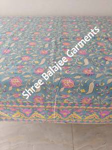 Mantel rectangular de algodón puro con estampado moderno hecho a mano impreso para boda de granja India o uso doméstico - Product Image 3