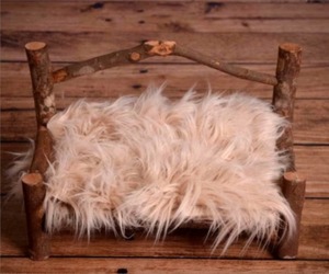 Gran oferta, cama de bambú sólido, accesorios de fotografía, accesorios para recién nacidos, cama de bambú marrón Vintage para dormitorio, Material de madera - Product Image 1