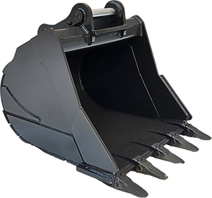 <b>Heavy</b> <b>Duty</b> Tooth Digging <b>Bucket</b> High Strength Wear Steel Excavator <b>Bucket</b> for Aggressive Excavation Work - Product Image 1
