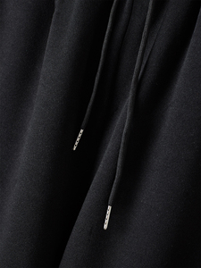 Mens Vintage Solid Two Piece Athletic Tracksuit Set <b>Hoodie</b> Sweatpants Jogger Pants Eco-Friendly Breathable Gym Fitness Workout - Product Image 5