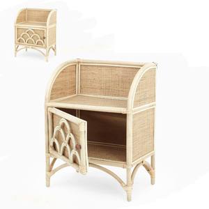 Mesita de noche para niños, venta al por mayor, mesita de noche natural, gabinetes para niños pequeños, mesitas de noche de ratán de primera elección - Product Image 3