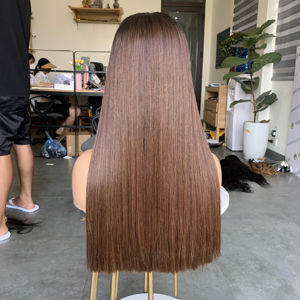 Nuevo estilo, materia prima virgen Bonestraight, trama de 30 pulgadas, extremos individuales súper dobles dibujados, paquete de pelo vietnamita Fumi, rizos tejidos - Product Image 1