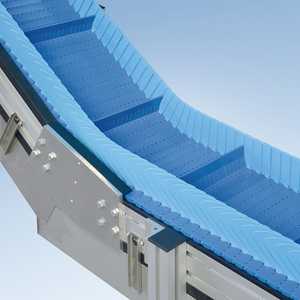 สายพานลำเลียงแบบแยกส่วนโครงสแตนเลสมอเตอร์ขนส่งอาหารทำจากพลาสติกวัสดุพลาสติกทนทานต่อความร้อนใหม่ - Product Image 3