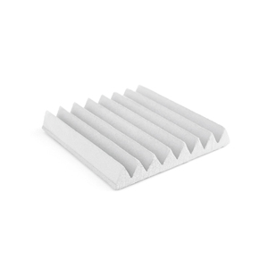 Bebox Chevron Cement Tray 96x96x14mm Desk Organizer Handmade Gray Storage Holder for Office Stationery - Product Image 6