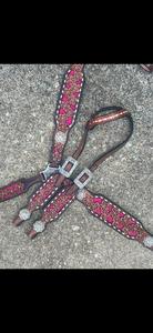 Ensemble de sellerie pour cheval en cuir occidental de qualité supérieure, fait à la main, pour le rodéo ou l'équitation sur sentier et l'entraînement, disponible en gros - Product Image 5