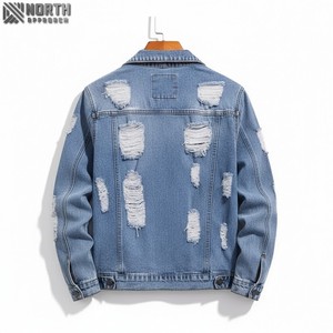 2025 nouvelle mode Denim veste hommes souper vente en gros prix Denim vestes pour hommes prix abordable Denim veste - Product Image 6