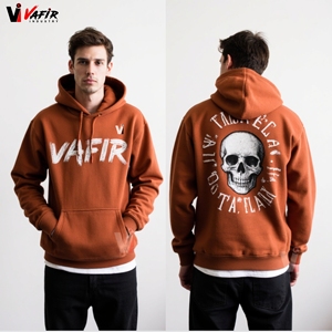 Sweat-shirts à capuche unisexes sur mesure, coupe régulière, en élasthanne/coton molletonné, grande taille, logo brodé, poche, hiver, séchage rapide - Product Image 2