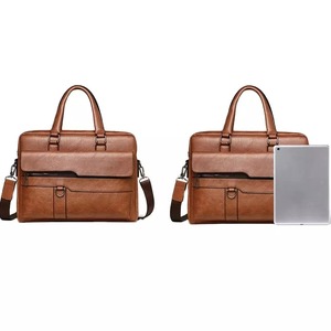 Prix raisonnable 100% sacs pour ordinateur portable en cuir véritable pour hommes mode en plein air sacs en cuir pour ordinateur portable de haute qualité fabriqués en maximisant l'usure - Product Image 1