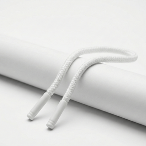 Cordón Elástico Trenzado de Poliéster 100% con Logotipo Personalizado, Resistente al Agua, Ecológico y a los Químicos, para Prendas, Zapatos y Bolsas - Product Image 1