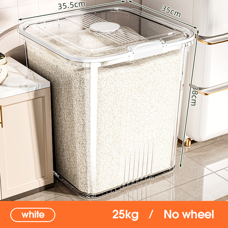 White 25kg Rice Capacity