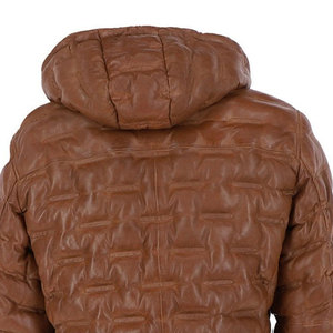 Veste bouffante en toile pour hommes ultralégère personnalisée du fabricant direct motif col montant d'hiver matelassé à capuche pour une utilisation en extérieur - Product Image 5