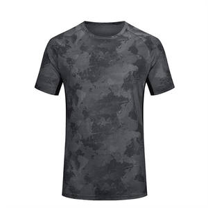 เสื้อยืดผู้ชายแขนสั้นเสื้อโลโก้ที่กำหนดเองวัสดุเป็นมิตรต่อสิ่งแวดล้อมเย็บคงทนหลากสี - Product Image 3