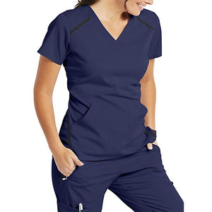 Personalizar Enfermería Médica Jogger Scrubs enfermería Hospital uniforme mujer Top Scrub traje uniformes conjuntos de moda - Product Image 3