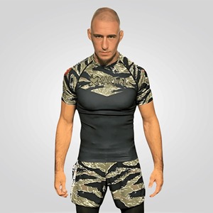 Custom Logo Brazilian Jiu Jitsu Rashguard MMA Grappling Compression Shirt Long Sleeve <b>Top</b> Men Women Training Sportswear No Gi - Product Image 2