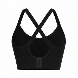Sujetador deportivo sin espalda cruzado de alta elasticidad para mujer, chaleco de entrenamiento transpirable, diseño de gimnasio sin costuras para Fitness, pecho de moda - Product Image 1