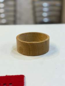 Mini vela en frasco de madera que se puede llenar con cera y usar para decoración del hogar - Product Image 6