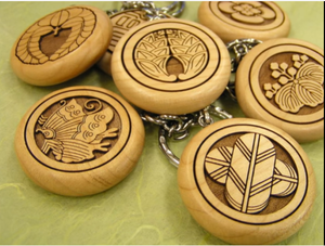 Porte-clés en bois LOGO personnalisé, porte-clés uni, porte-clés LASER - Product Image 4