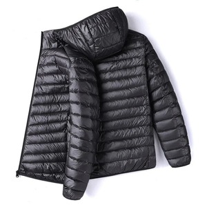 Nueva chaqueta ultraligera sin cuello pato abajo abrigo portátil femenino acolchado Parkas cuello redondo Puffer abrigo - Product Image 2