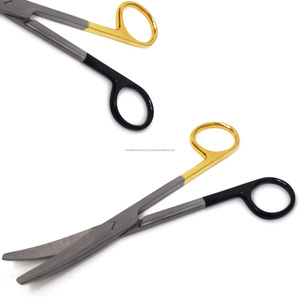 Tijeras de Disección Mayo Rectas y Curvas Super Cut de Carburo de Tungsteno, Kit Quirúrgico Manual para Otorrinolaringología, Hospital y Clínica - Product Image 3