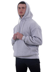 Suéter con Capucha de Terciopelo de Doble Cara para Hombre, Informal, para Otoño, Nuevo, Talla Grande, Moderno, Cálido, Holgado, Liso, Teñido - Product Image 5