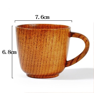 Taza de madera Taza de café sólida de madera de 250ml con aislamiento Diseño único hecho a mano Hecho EN LA India - Product Image 3